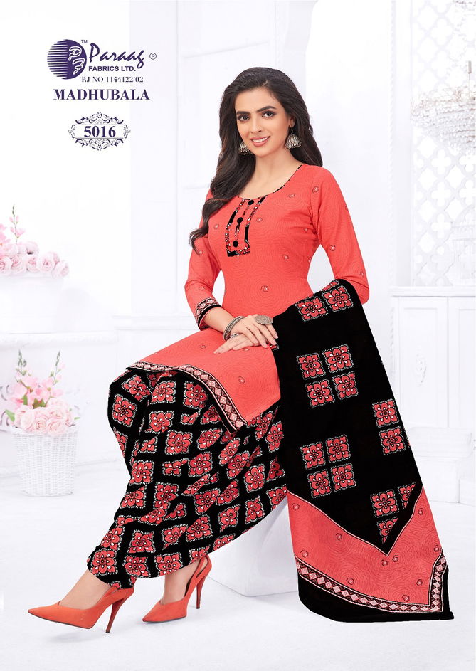 Paraag Madhubala Vol 5 Printed Cotton Dress Material Catalog
